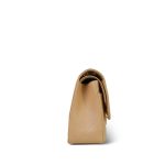 Beige Clair Caviar Quilted Jumbo Classic Flap Gold Hardware - Image 5