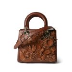 Brown Butterfly Flower Lady Dior Medium - Image 11