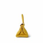 Shoulder Kelly 40 Jaune Ambre Taurillon Clemence Gold Plated N Square Stamp - Image 8