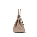 Birkin 30 Argyle Tadelakt Guilloche Palladium Plated R Square Stamp - Image 13