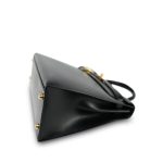 Kelly 32 Black Box Calfskin Gold Plated Y Circle Stamp - Image 13