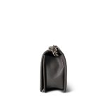 Grey Caviar Quilted Boy Bag Medium Silver Hardware - Image 2