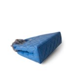 24P Blue Nano Kelly Shopper Aged Gold Hardware - Image 13