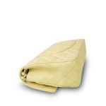 Yellow Caviar Quilted Classic Flap Medium Light Gold Hardware - Image 11