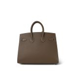 Birkin 25 Sellier Etoupe Epsom Gold Plated Z Stamp - Image 16