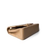 Vintage Light Beige Lambskin Quilted Classic Flap Small Gold Hardware - Image 6