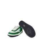23P Green & White Suede Kidskin Sneakers Size 37.5 - Image 4