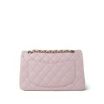 22S Light Pink Caviar Quilted Classic Flap Small LGHW - Image 8