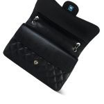 Black Caviar Quilted Jumbo Classic Flap SHW - Image 11