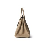 Birkin 25 Trench Togo Palladium Plated A Stamp - Image 7