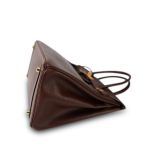 Birkin 30 Maron Fonce Epsom Gold Plated A Square Stamp - Image 13