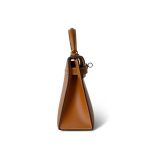 Mini Kelly Sellier Natural Sable Butler Calfskin Gold Plated Y Stamp - Image 3