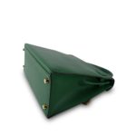 Kelly 28 Vert Bengale Courchevel Gold Plated T Circle Stamp - Image 17