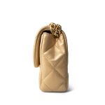 23P Gold Lambskin Quilted Mini Sweetheart Single Flap Bag Aged GHW - Image 5