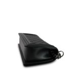Black Caviar Quilted Old Medium Boy Bag Ruthenium Hardware - Image 11