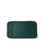 Birkin 25 Malachite Togo Gold Plated A Stamp - Image 11