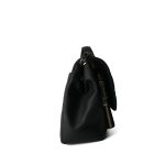 Black Caviar Quilted Business Affinity Large Flap Light Gold Hardware - Image 6