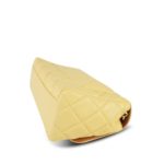 21P Yellow Lambskin Quilted Cocovado Flap Bag Mixed Fibers Chain LGHW - Image 9