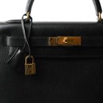 Kelly Sellier 28 Black Ardennes Gold Plated C Square Stamp - Image 3