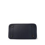Birkin 30 Bleu Nuit Togo Gold Plated D Stamp - Image 7