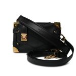 Louis Vuitton Black Side Trunk Malletage Leather - Image 2