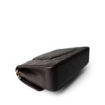 22K Plum Caviar Quilted Medium Classic Flap LGHW - Image 9