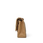 Vintage Beige Lambskin Quilted Classic Flap Medium GHW - Image 5