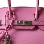 Birkin 30 Unopink Epsom Palladium Plated [N] Stamp - Image 5