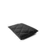 Black Caviar Quilted Classic Card Holder GHW - Image 10