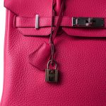 Birkin 30 Rose Mexico Togo Palladium Plated Y Stamp - Image 3