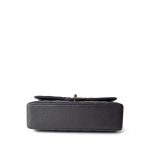 21B Dark Grey Caviar Quilted Classic Flap Medium Light Gold Hardware - Image 5