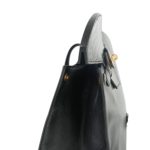 Black Vintage Hermes Himaraya Crocodile Gold Plated (P) Stamp - Image 11
