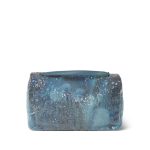 18S Blue Waterfall Sequin Jumbo Single Flap Bag Silver Hardware - Image 4