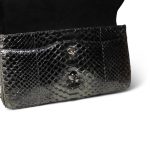 Medium Python Metallic Classic Double Flap - Image 13
