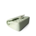 22C Light Green Caviar Quilted Classic Flap Small LGHW - Image 10