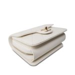 22C White Caviar Quilted Like A Wallet Flap Bag LGHW - Image 8