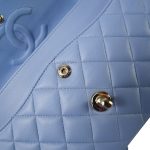 21C Blue Lambskin Quilted Classic Flap Small LGHW - Image 13