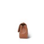 22S Caramel Lambskin Quilted Rectangular Mini Light Gold Hardware - Image 3