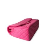 24C Pink Caviar Quilted Maxi Travel Flap Light Gold Hardware - Image 5
