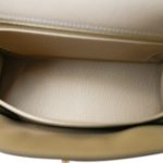 Kelly Sellier 25 Bi-Color Horseshoe (HSS) Trench/Gold Veau Epsom Gold Plated Y Stamp - Image 12