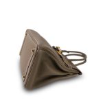 Birkin 30 Etoupe Togo Gold Plated Y Stamp - Image 16