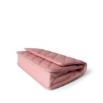 19S Iridescent Pink Caviar Quilted Wallet on Chain WOC - Image 8