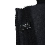 Chanel Cashmere Scarf - Black - Image 4