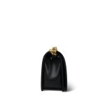 Black Caviar Quilted Boy Bag Old Medium Aged Gold Hardware - Image 4