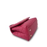 20A Fuchsia Caviar Quilted Small Coco Handle LGHW - Image 9