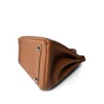 Birkin 25 Gold Clemence Palladium Plated [M] Stamp - Image 8