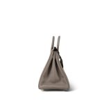 Birkin 25 Gris Asphalte Taurillon Novillo Gold Plated Y Stamp - Image 10