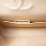 Beige Clair Caviar Quilted Classic Flap Medium Gold Hardware - Image 13