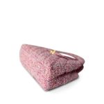 24P Pink Tweed Quilted Nano Kelly Shopper Aged Gold Hardware - Image 11
