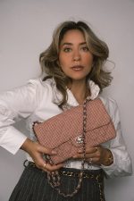 Vintage Gingham Red Medium Single Flap Bag - Image 6